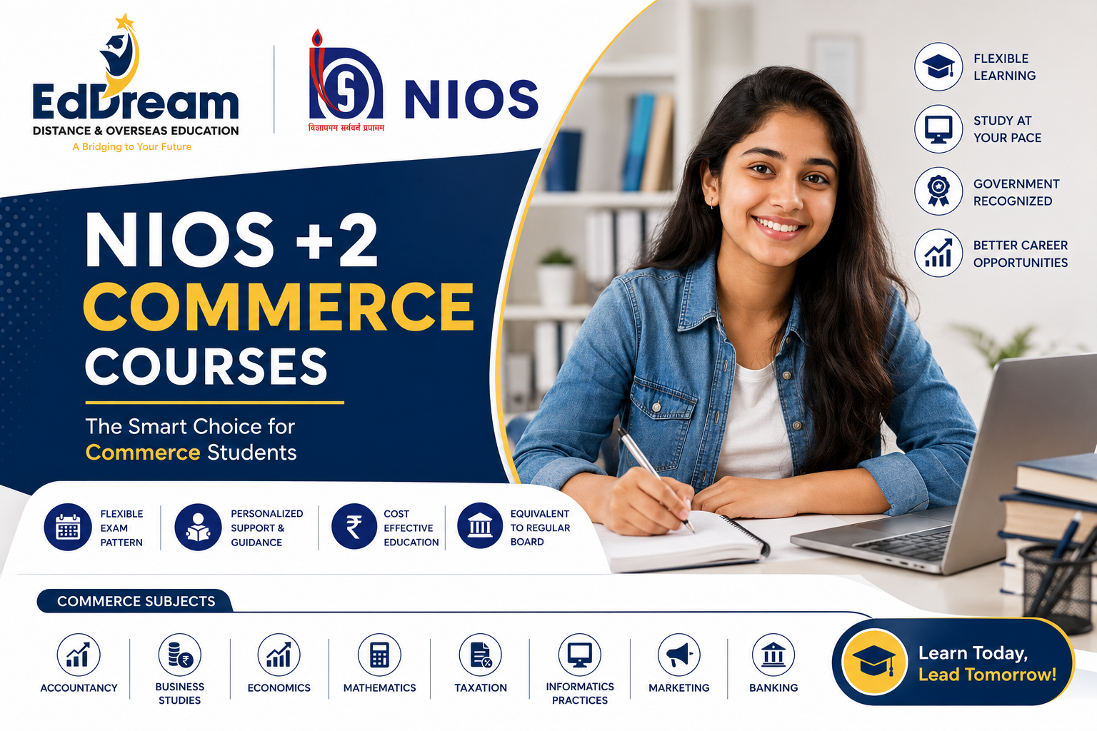 NIOS +2 Commerce Courses